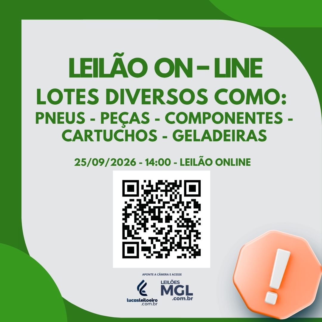 Aviso - Leilão 2026